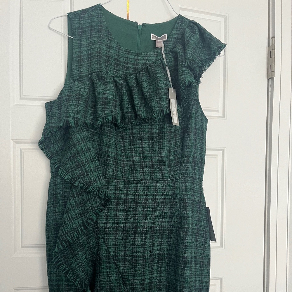 Sleeveless Tweed Dress